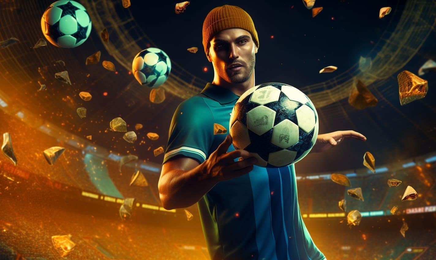 Mesin slot digital dengan gulungan berwarna-warni
